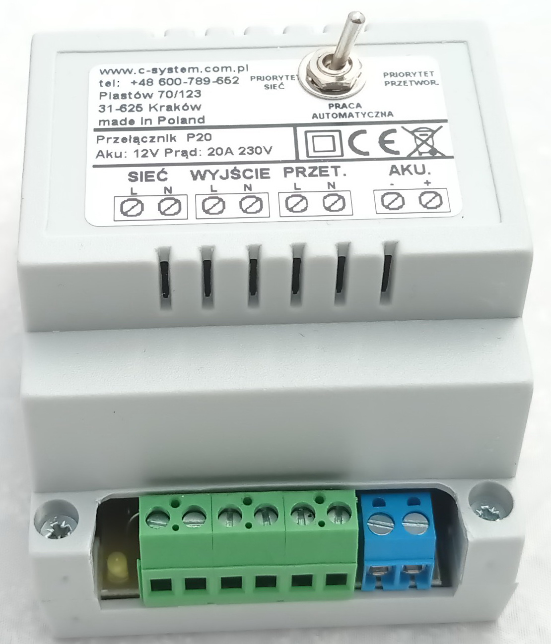 Przełącznik automatyka off-grid