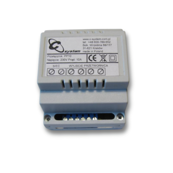 Przełącznik przetwornica – sieć do przyczep i samochodów kempingowych