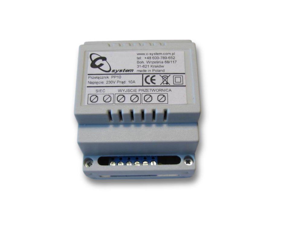 Przełącznik przetwornica – sieć do przyczep i samochodów kempingowych